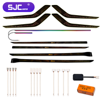 SJC-64 couleurs pour Mahindra XUV700 2020-2025, éclairage d'ambiance intérieur, accessoires de voiture, décoration intérieure, barre de lumières LED 12V