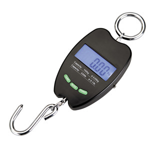 Bilancia a gancio da 150 kg con display digitale per la misurazione del peso dei bagagli da viaggio - Product Image 1