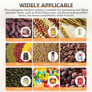 Venta de fábrica Máquina automática de llenado de botellas de gránulos de nueces de azúcar con chips de Chocolate - Product Image 3