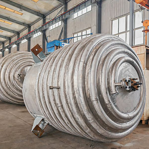 1000L 2000L 3000L nửa ống limpet cuộn dây sưởi ấm vỏ bọc lò phản ứng áp lực hóa chất thép không gỉ tàu Tank - Product Image 2