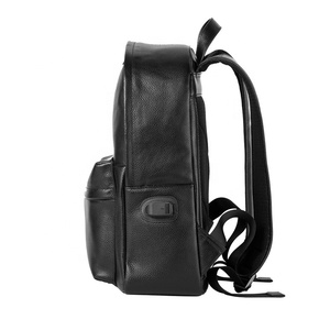 Sac de voyage avec logo personnalisé sac à <span class=keywords><strong>dos</strong></span> en cuir véritable sac à <span class=keywords><strong>dos</strong></span> pour hommes 100% sac en cuir pur sac à <span class=keywords><strong>dos</strong></span> en cuir - Product Image 2