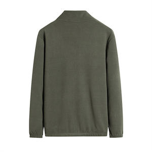 Veste polaire pour hommes OEM en polyester à fermeture éclair pour sport de plein air uniforme d'entreprise avec fermeture éclair complète pour hommes logo personnalisé veste polaire Tech Micro pour hommes - Product Image 2