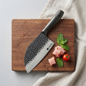 <span class=keywords><strong>Couteau</strong></span> de cuisine haut de gamme LITTLE COOK, lame martelée en acier à haute teneur en carbone 50CR15MOV, 170 mm, <span class=keywords><strong>couteau</strong></span> de <span class=keywords><strong>chef</strong></span>, manche creux - Product Image 6