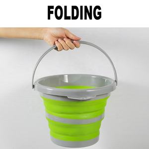 ファクトリーシリコンバス折りたたみ式フットソーキングバケット中国製折りたたみ式バケットバケット格納式折りたたみ式イースターデーに適用可能 - Product Image 2