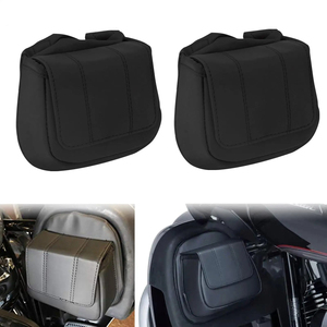 Sac à outils de carénage de jambe ventilé de moto pour <span class=keywords><strong>Harley</strong></span> Touring <span class=keywords><strong>Road</strong></span> <span class=keywords><strong>King</strong></span> Street Glide Electra Glide FLHTCU 14-18 - Product Image 6