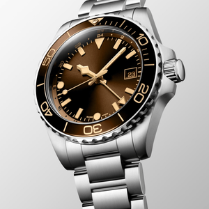 Reloj de Buceo Automático para Hombre, Brazalete de Acero Inoxidable, Bisel Giratorio, Cristal de Zafiro, Reloj de Pulsera Longinesing - Product Image 4