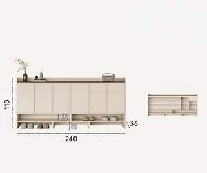 <span class=keywords><strong>ตู้</strong></span><span class=keywords><strong>เก็บ</strong></span><span class=keywords><strong>รองเท้า</strong></span>ไม้จริงสไตล์โมเดิร์น - ชั้น<span class=keywords><strong>ว</strong></span>างของกันน้ำกันฝุ่นหลายชั้นสำหรับทางเข้า<span class=keywords><strong>บ้าน</strong></span> พร้อมชั้นวาง 4 ชั้นสำหรับใช้ภายในอาคาร - Product Image 6