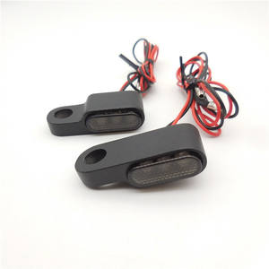 Luz Intermitente LED de Aleación de Aluminio, Luz Modificada para Manillar de Bicicleta y Motocicleta, Lámpara para Motocicleta, Intermitente para Motocicleta - Product Image 1