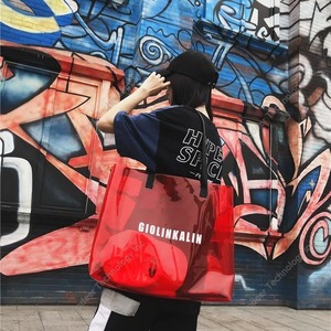 Riñonera transparente de PVC a prueba de agua, bandolera para mujer, Parche de chenilla con personalidad personalizada, letras, conciertos del Día del juego, bolsas de tirantes - Product Image 4