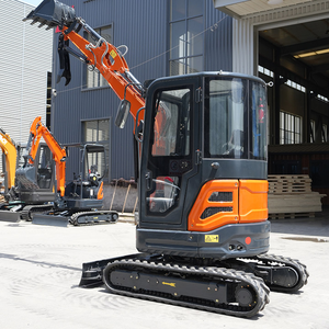 Miễn phí vận chuyển Máy xúc mini 2,5 tấn Euro 5, động cơ diesel, bánh xích, máy đào nhỏ đa địa hình, thủy lực, máy xúc mini nông nghiệp - Product Image 2