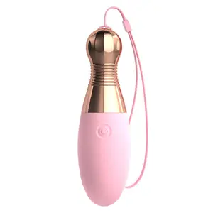 Vibración bolos Carga USB 10 secciones frecuencia de vibración sexo Jump Egg Toy Love Egg para mujeres