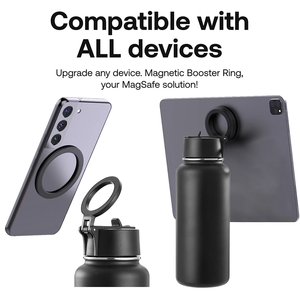 Bottiglia d'Acqua Magnetica Isolata - Bottiglia in Acciaio Inossidabile Riutilizzabile con Supporto per Telefono Compatibile MagSafe - Product Image 2