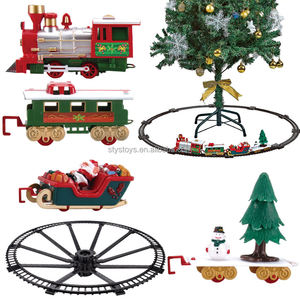 תליית חג המולד רכבת קול אור אור רכבת צעצוע רכבת סביב הרכבת רכבת חשמלית רכבת רכבת - Product Image 4