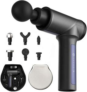 Pistola de masaje muscular profundo, alta calidad, vibración, inalámbrica, para masaje corporal - Product Image 1
