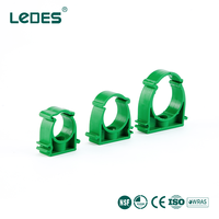 Clip de fixation pour tuyau PPR certifié ISO LEDES, support modulaire en plastique pour fixation de tuyaux d'eau PPR