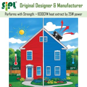 सौर पैनल डीसी ताप अर्क के साथ ऑल-इन-वन होम उपयोग एयर वेंटिलेटर के साथ ऑल-इन-वन होम उपयोग एयर वेंटिलेटर - Product Image 5