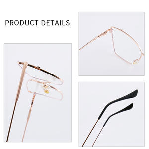 Monturas de Gafas Cat Eye TR90 con Protección de Luz Azul, Lentes Planas Unisex, Estilo Instagram 7162 - Product Image 3