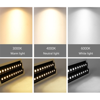Allway-lámpara de techo Led de alta calidad, Luz lineal empotrada de 20 y 30 vatios