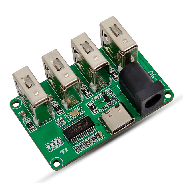 USB 2.0 HUB Module 1-to-4 1-to-1 4-port TYPE-C Input Side Plug-in a Port Output Module