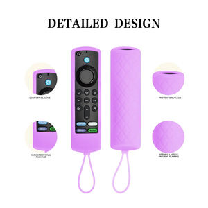 Étui en silicone pour télécommande <span class=keywords><strong>Fire</strong></span> <span class=keywords><strong>TV</strong></span> 2e et 3e génération, coque phosphorescente, protection souple antichute et antichoc, facile à nettoyer - Product Image 3