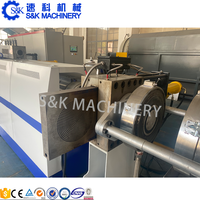 En plastique Pe pp Film Tissé Jumbo Sac Recyclage Granulateur Granulation Machine De Granulation