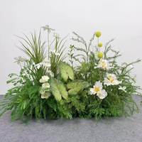 Bruidsboeket van kunstmatige plastic bloemen, bosstijl, decoratie voor gangpaden, afstudeerbaan, verjaardagsfeest, locatie voor evenementen