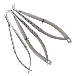 Pinzas Quirúrgicas, Tijeras Micro Quirúrgicas de Resorte, Portaagujas de Titanio de Tacto Ligero, Tijeras Micro Quirúrgicas Oftálmicas para Cirugía Plástica - Product Image 1