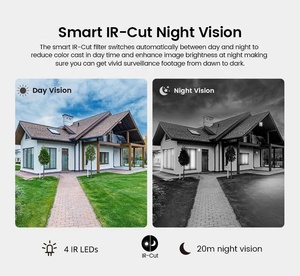 Tuya XMeye 4CH 3MP HD WiFi système de sécurité réseau sans fil Surveillance NVR Kit extérieur CCTV caméra ensemble moniteur 10.1 pouces LCD - Product Image 5