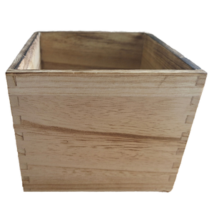 Gỗ mộc mạc planter box với PE Lót - Product Image 1
