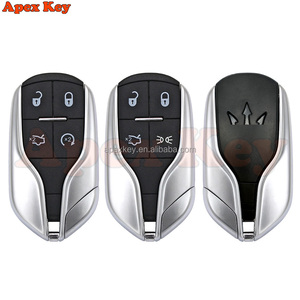 Coque de clé de voiture intelligente à 4 boutons pour Maserati Quattroporte Ghibli Levante - Product Image 1