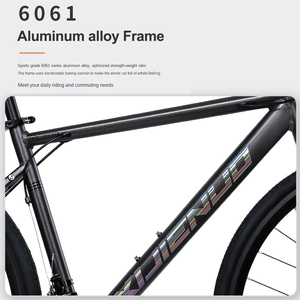 Vélo de route pour homme de 26 pouces avec système de transmission à 21 vitesses en aluminium et frein à disque pour le VTT XJN700C-21 Vélo de montagne en aluminium - Product Image 4