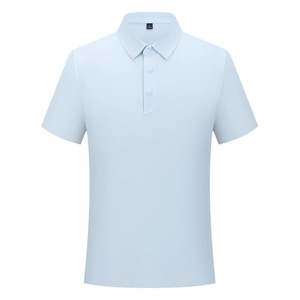 Camiseta Polo de Manga Corta, Color Sólido, Transpirable, de Poliéster, Unisex, para Trabajo y Uso Diario - Product Image 3