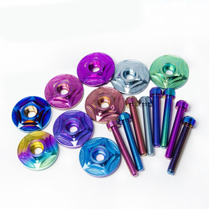 แฮนด์จับไทเทเนียมอัลลอย CNC สำหรับ NMAX/PCX/FOSA GM/<span class=keywords><strong>XMAX</strong></span> รุ่นพิเศษ พร้อมสกรูเกรด 5 ฝาครอบแฮนด์มอเตอร์ไซค์ - Product Image 5