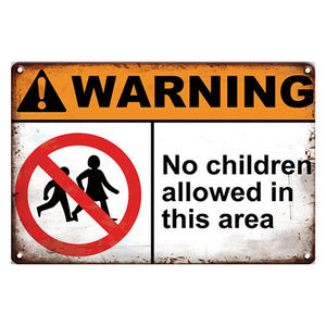 Autocollants muraux de jeu avec avertissements et conseils, plaque en métal vintage, affiche décorative, plaques rétro, enseigne de bar, décoration de la maison - Product Image 2