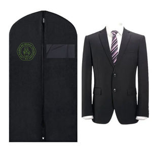 New Custom Logo Eco Friendly Reusable Luxury Non Woven Storage Garment <b>Bag</b> Zipper Waterproof PVC Window for Jackets - Product Image 3