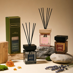 Diffusore di Aromi in Rattan da 500ml, Grande Capacità, per Oli Essenziali, Decorazione per Camera da Letto, Fragranza Senza Fiamma, Personalizzabile - Product Image 3