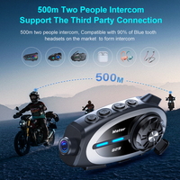 Casque de moto Q29 OEM/ODM avec caméra, interphone intelligent pour 2 personnes, portée 500m et partage de musique