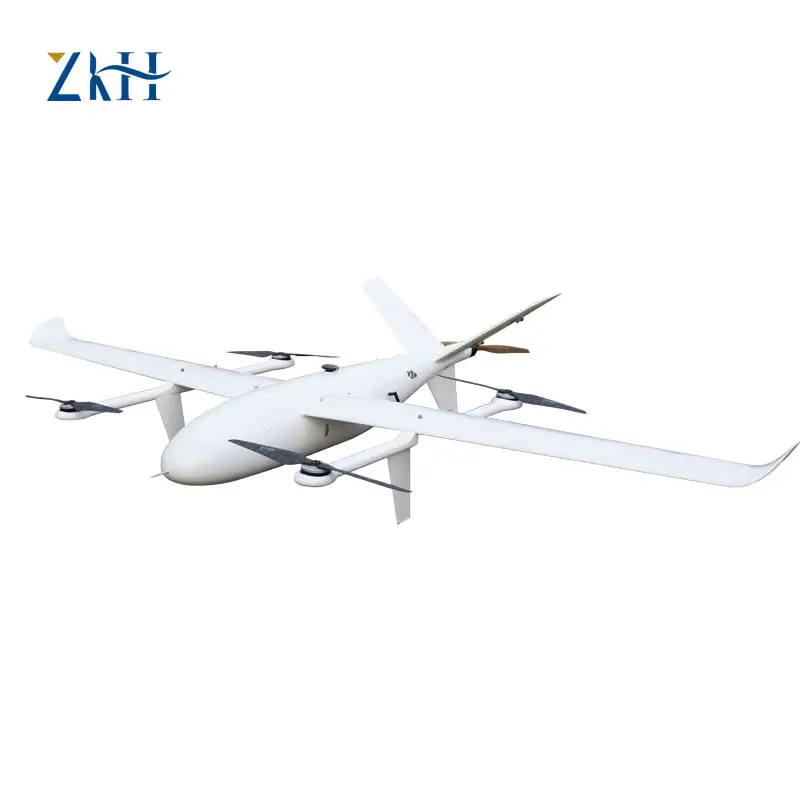 AYK-350 2.5 Hours 7kg Long Range Fixed Wing Delivery Drones 10kg Heavy Load VTOL
