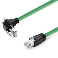 Câble Ethernet industriel plat Cat6 double blindage haute flexibilité pour chaîne de traînage de robot compact 1M