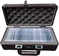 Étui de rangement pour cartes de collection 40 compartiments pour PSA, PTCG, YOG, Football, avec pieds antidérapants et coins renforcés en mousse EVA