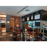Service de rénovation complète de pub commercial, aménagement complet du bar, design d'intérieur, éclairage LED personnalisé