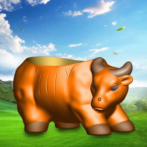 Molde para Macetas con Forma de Vaca, Buey o Toro de Hormigón - Product Image 4