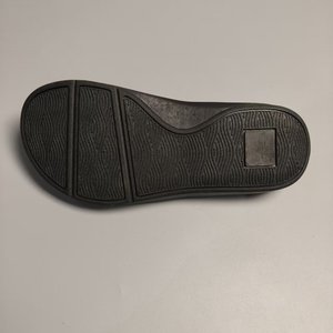 Tongs pour hommes décontractées et tendance, bleues, texturées, antidérapantes, respirantes, à semelle épaisse et douce - Product Image 3