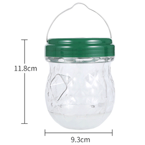 नवीनतम सौर वास्प ट्रैप्स आउटडोर हैंगिंग मधुमक्खी कैचर की बोतल उड़ान कीट वास्प ट्रैप - Product Image 2