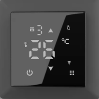 Termostato Inteligente WiFi HY517, Controlador de Temperatura Ambiente Programable, Compatible con Alexa, Google WiFi y Tuya, para Calefacción Eléctrica