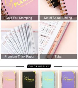 <b>Spiral</b> Luxury Paper <b>Notebooks</b> Customise Binding College Ruled Bulk Printing Logo School Planner A5 Large 300G 120 Sheets - Product Image 6