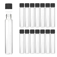 Stok murah 115mm kaca bening lab testTube dengan tutup pengaman anak