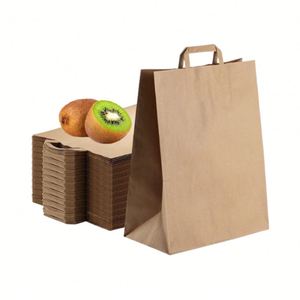 Sac en papier très résistant, livraison rapide, avec logo, vente en gros, biodégradable, TPE, facile à utiliser, écologique, recyclable, en provenance du Vietnam - Product Image 1