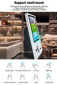 24 pulgadas <span class=keywords><strong>Hotel</strong></span> check in quiosco de mesa táctil todo en uno PC terminal de autoservicio para <span class=keywords><strong>hotel</strong></span> - Product Image 6