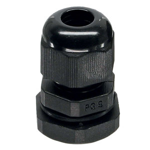 Nylon <b>Cable</b> Gland M25 Black Color <b>Waterproof</b> For Electrical Wiring - Product Image 1